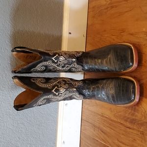 Ferrini Women's Size 9 Western boots Croc Print